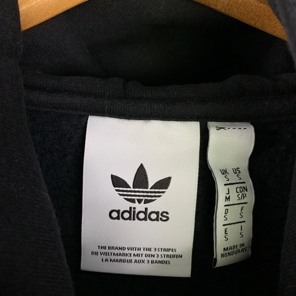 Adidas South Park Hoodie Mens Small Black Graphic Pullover Fleece Characters